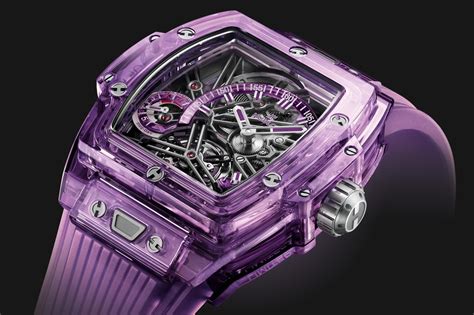 hublot purple watch|hublot big bang integral.